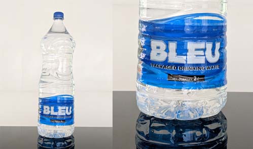 ltrs bottle bleu